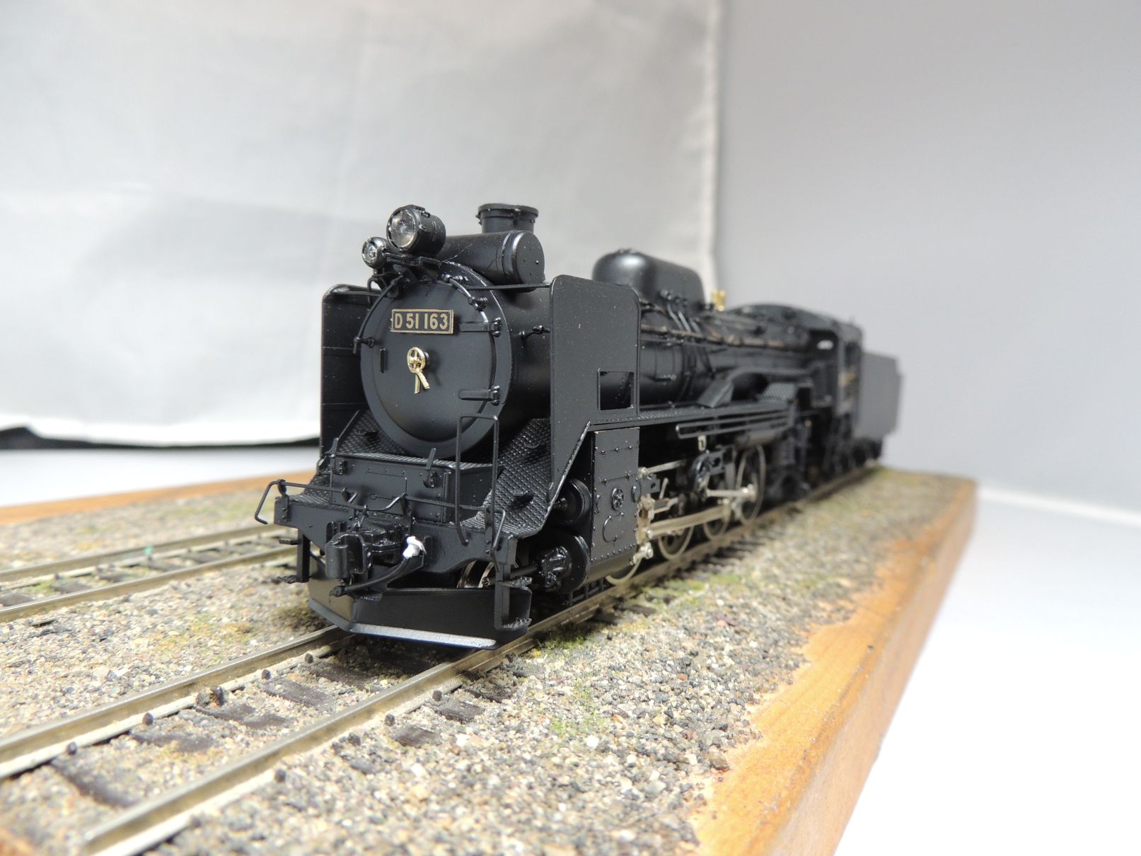 鉄道模型製作販売記 D51 標準北海道型=珊瑚模型Z仕様※2両=16番 1/80=完成