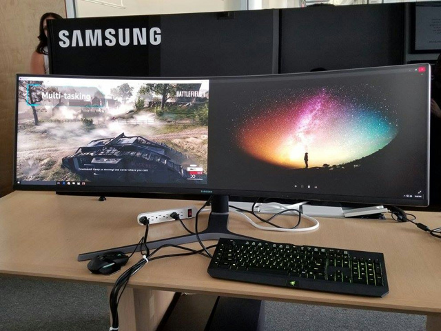 サムスン、49インチ/32:9のスーパーウルトラワイド液晶モニター