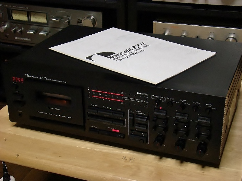恐れ入りました！・・・Nakamichi ZX-7 ① - 昔の