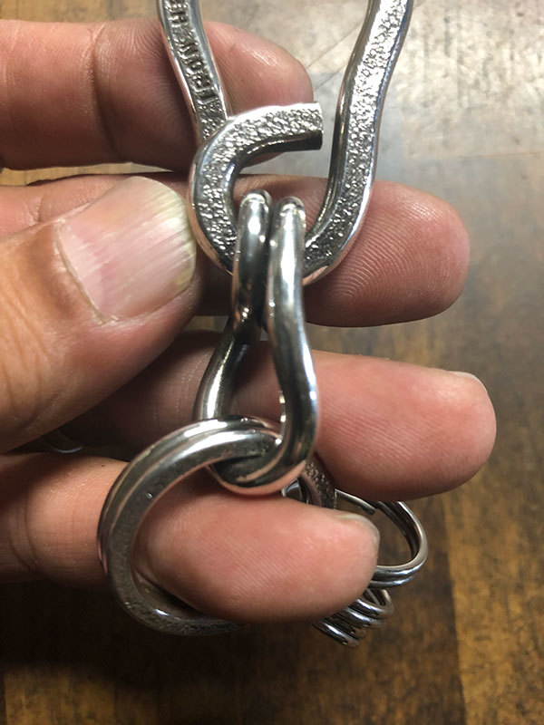 アイアンハート シルバーキーリング ハードストライクフック アイアン