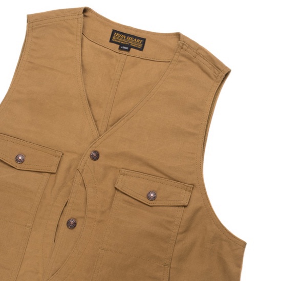 IRON HEART 】9ozパラフィンダック ハンティングベスト 入荷ラッシュ