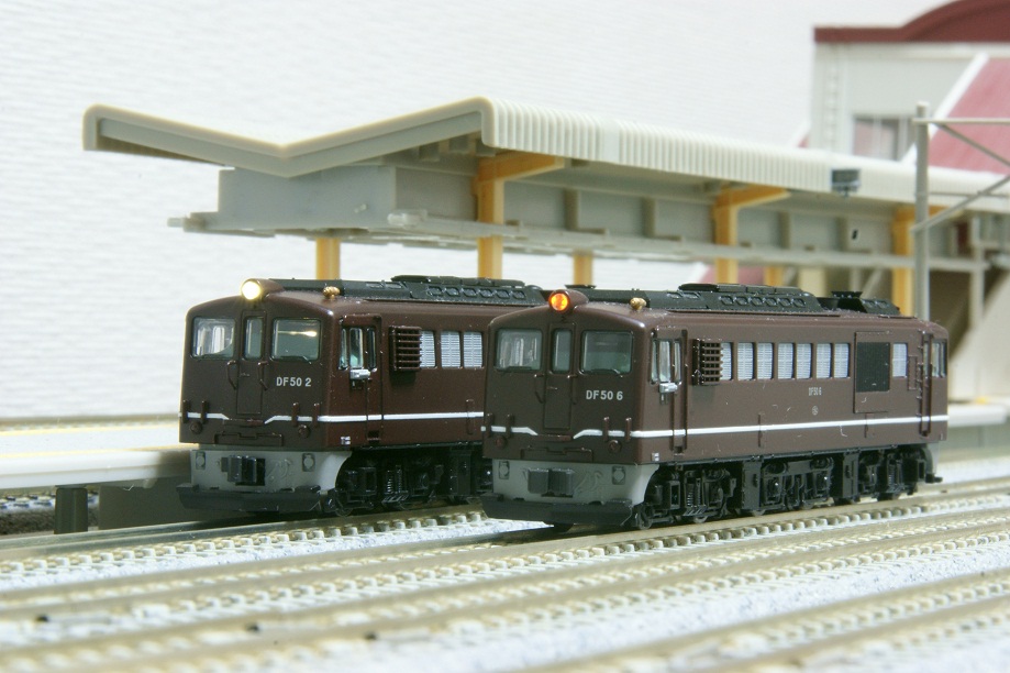 マイクロエース】DF50 茶色／長野機関区 重連セット - ビスタ模型鉄道