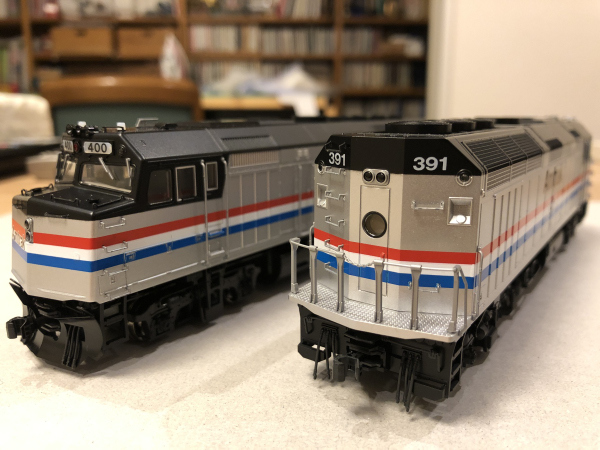 ☆ Amtrak スーパーライナー 客車＆牽引機 F40PH重連モデル☆彡 KATO USA