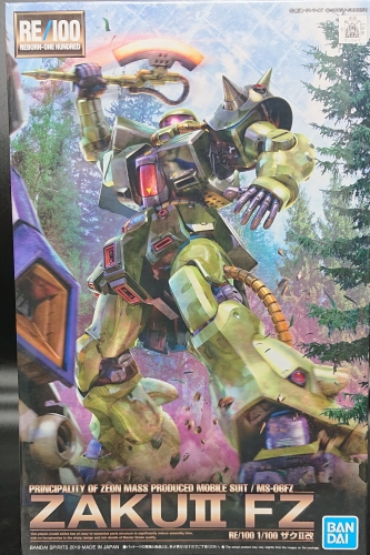 RE/100 MS-06FZ ザクⅡ改 塗装して作成しました | おじさんの模型部屋