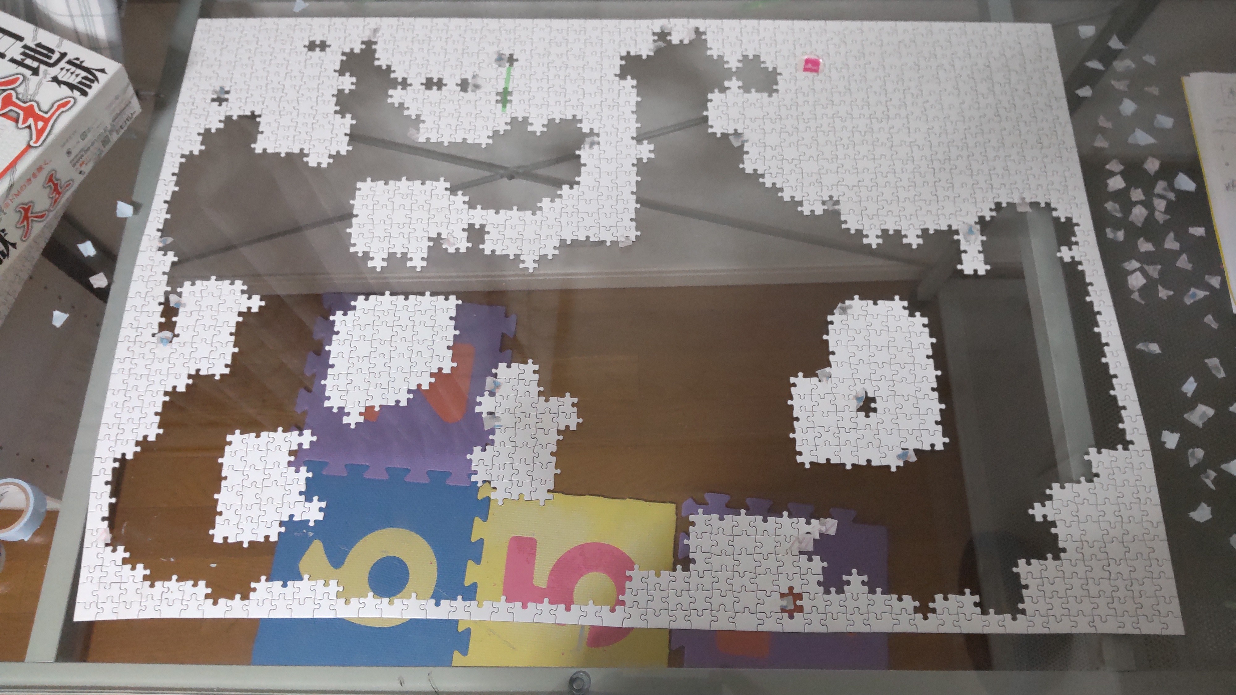 50％完了】純白地獄大王（ジグソーパズル） - CAI西高屋BLOG