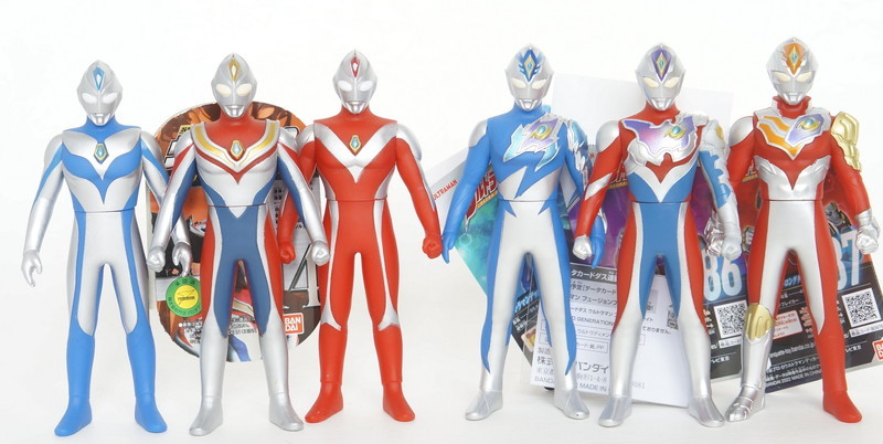 ウルトラマンデッカー フラッシュ・ストロング・ミラクルタイプ 3体