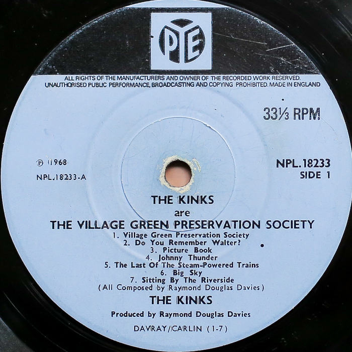 The Kinks Are The Village Green Preservation Society UK Mono - The