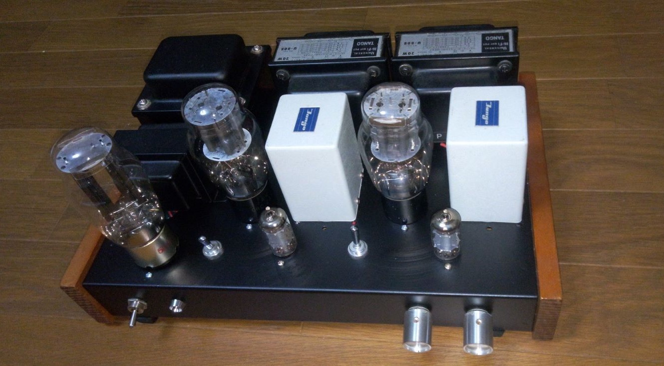 45/2A3/300Bのコンパチブル・トランス結合シングル・アンプの