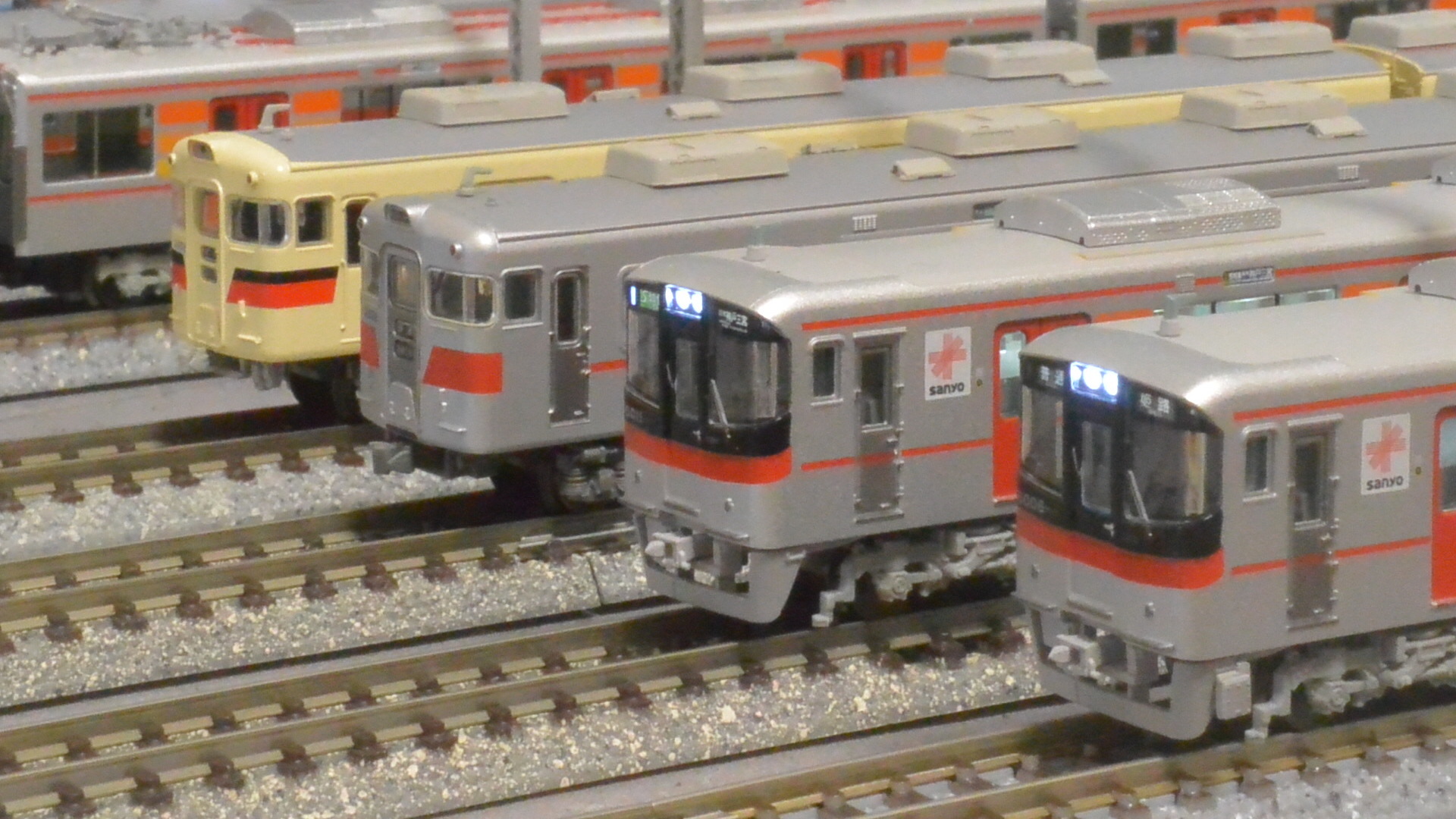 Popondetta_山陽電鉄6000系3両セット4両セット入線整備（5） - 森の小径