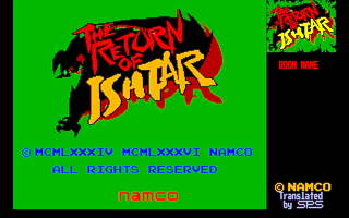 THE RETURN OF ISHTAR (イシターの復活） - アクションロールプレイング