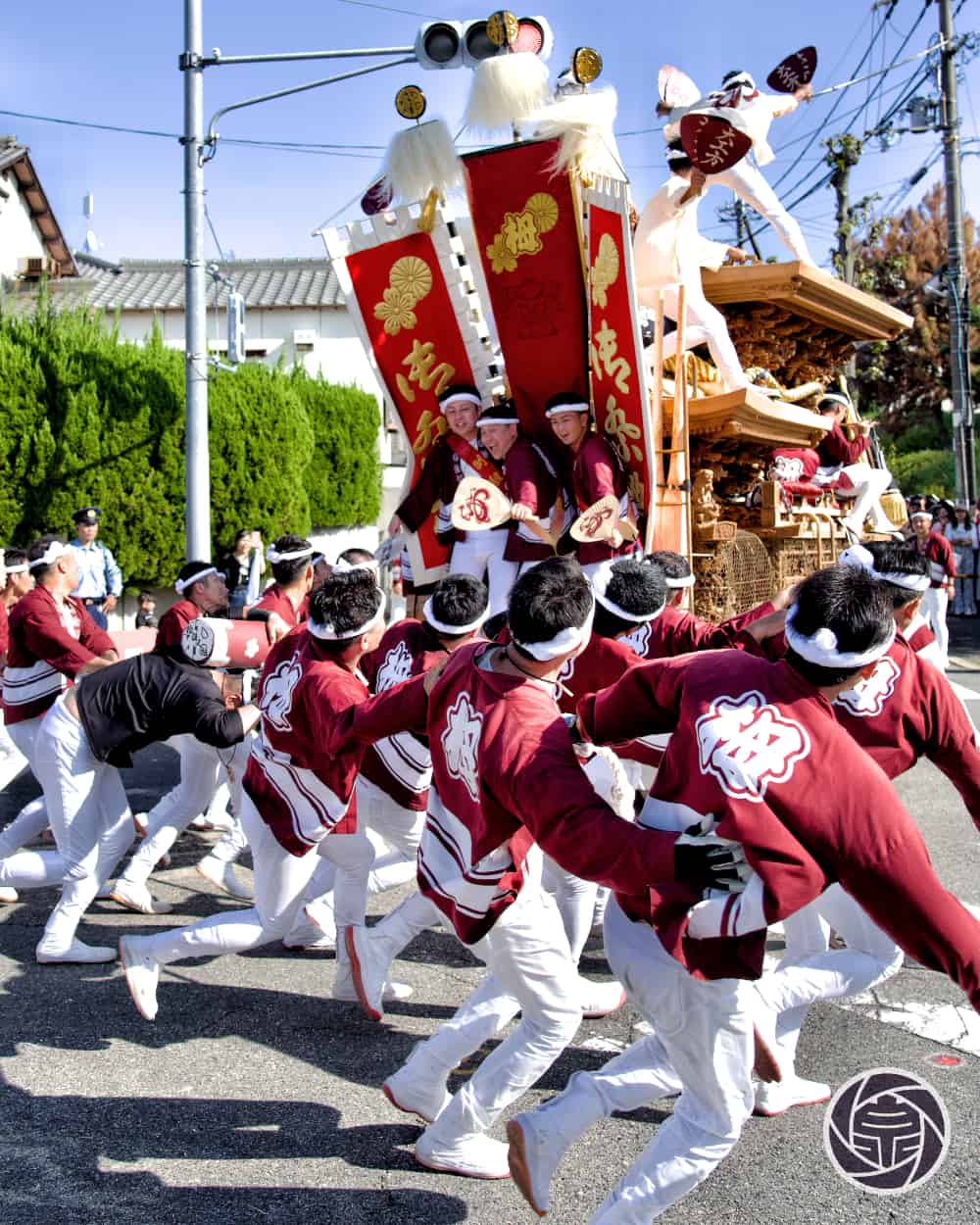 栂のだんじり（堺市・上神谷地区）泉祭記
