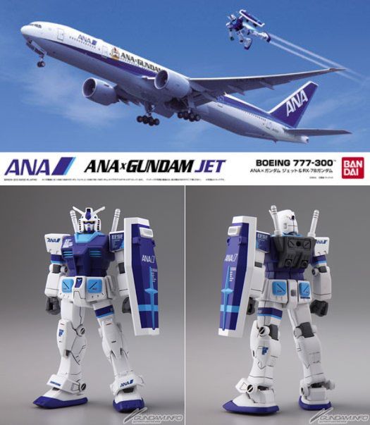 ANA x ガンダムジェット プラモデル ANA x ガンダムジェット プラモデル