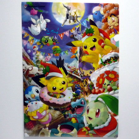 A4クリアファイル ポケモンスイーツクリスマス09 - ポケモングッズ紹介