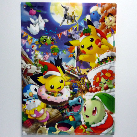 A4クリアファイル ポケモンスイーツクリスマス09 - ポケモングッズ紹介