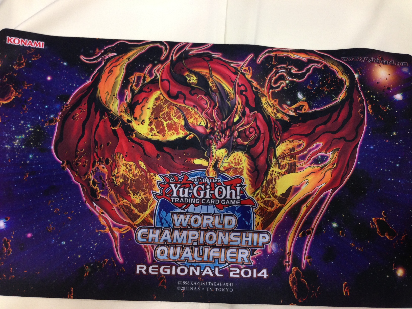 遊戯王ゼアル 2013年ワールドチャンピオンシップ予選プレイマット wcq