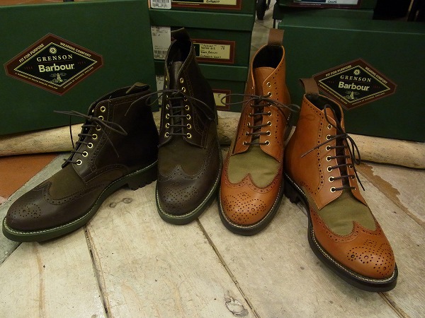 GRENSON×Barbour(グレンソン×バブアー)】 から、逸品到着！その名も