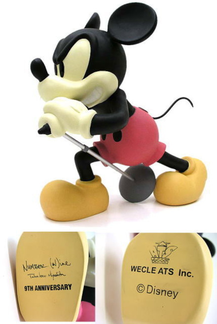 ナンバーナイン NUMBER NINE ミッキーマウス フィギュア NUMBER(N)INE