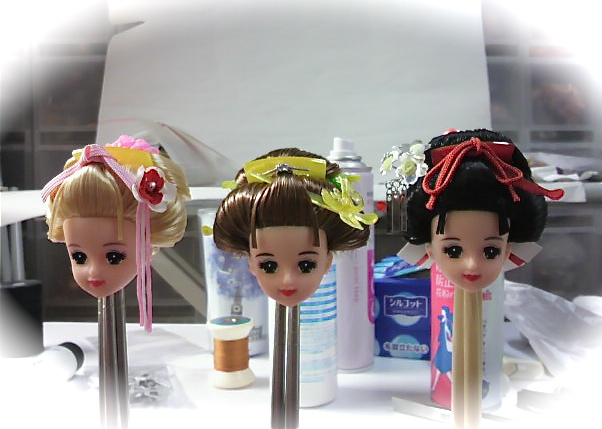 エイティーンジェニーの日本髪3種〜 | 日本着せ替え人形協会