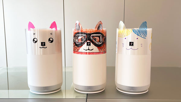 空気清浄機がペットになる。あなただけのオンリーワン空気清浄機が完成