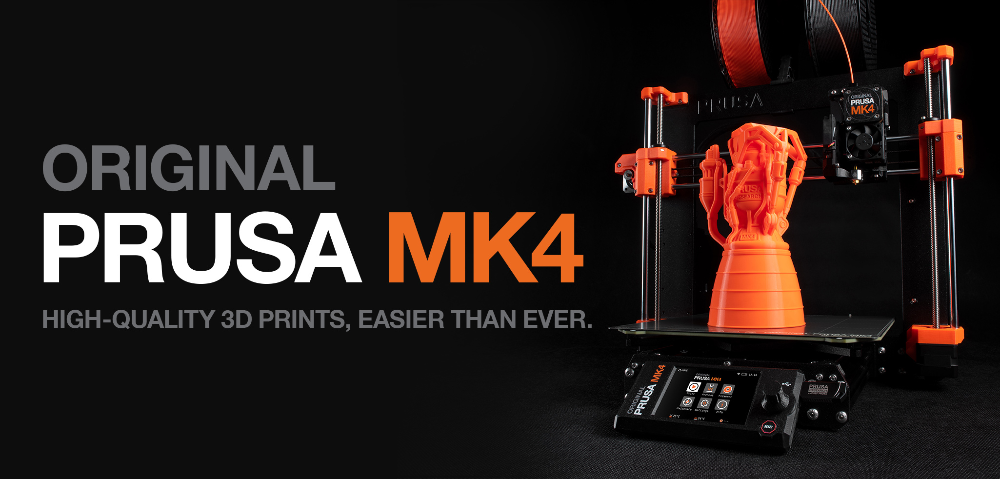 Original Prusa MK4 is here: Always perfect first layer, high-speed