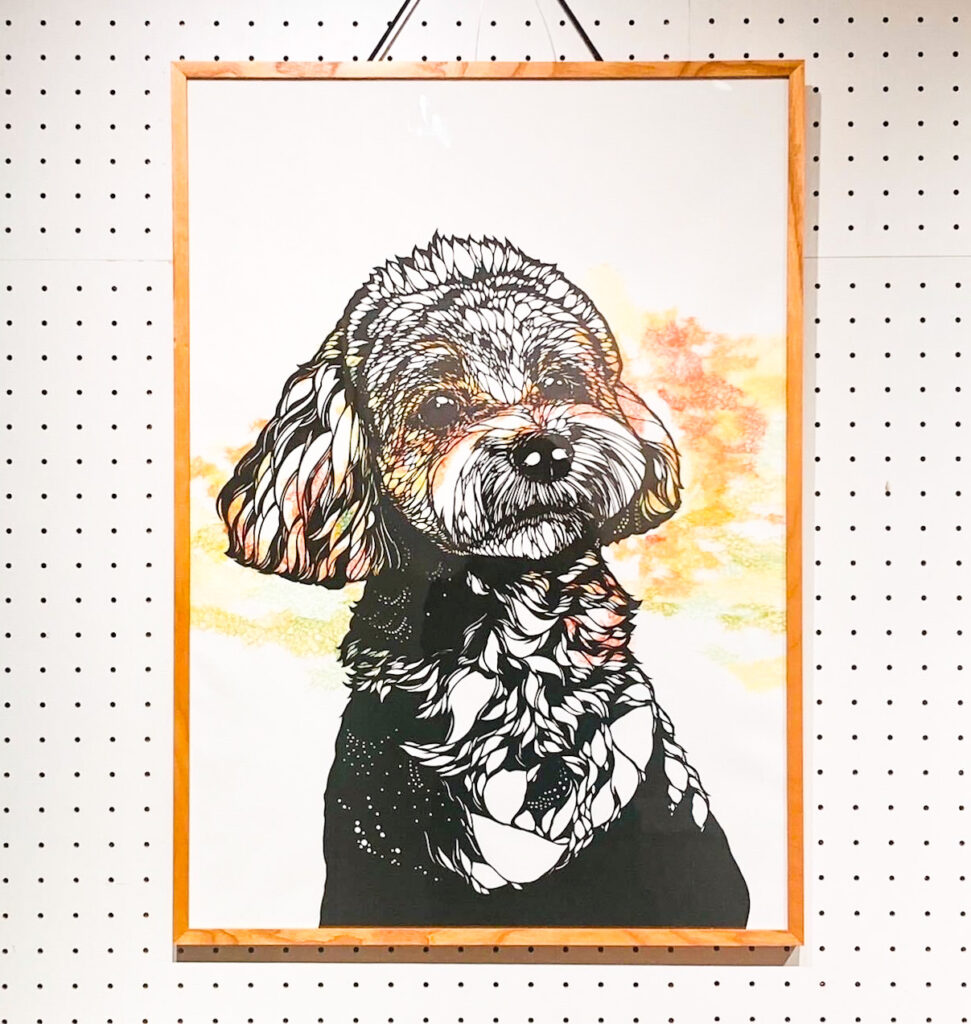 ペットを飼っている方必見！】ペットの似顔絵・イラストを切り絵で