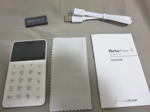 極小ガラケー NichePhone-S が届いたので開封レビュー | yuu26-memo
