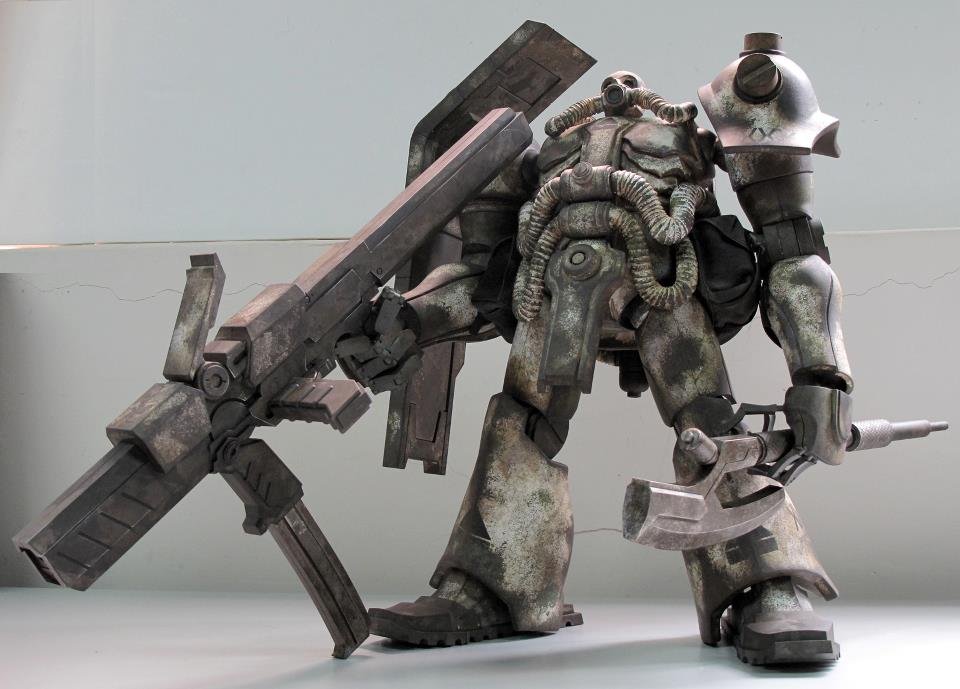 GUNDAM GUY: Inspiration Model ZAKU Gundam x Ashley Wood - New Images