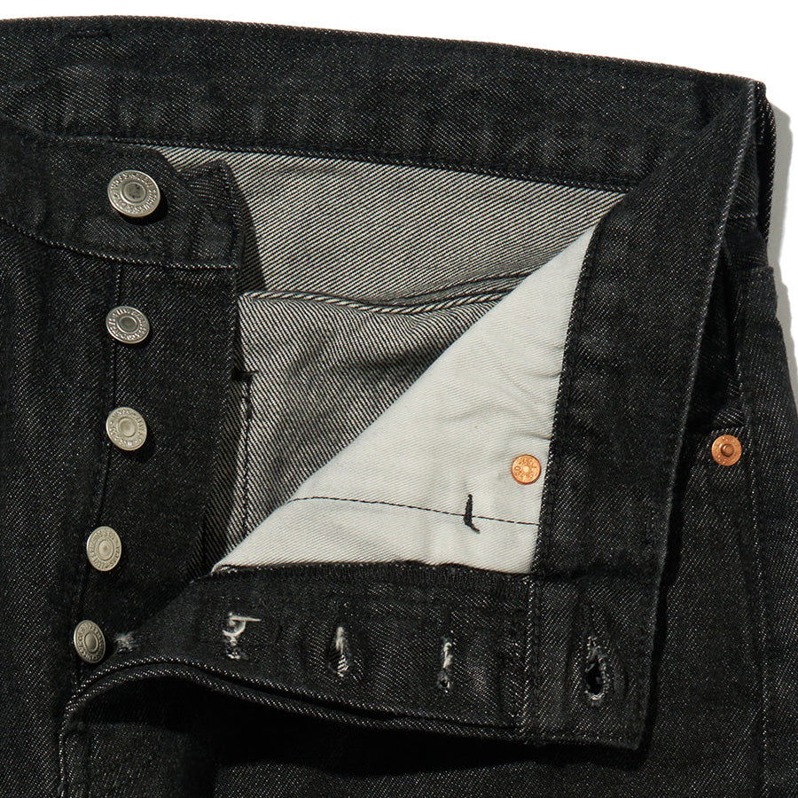 Levi's リーバイス 501® ジーンズ ブラック｜セルビッチ ストレート