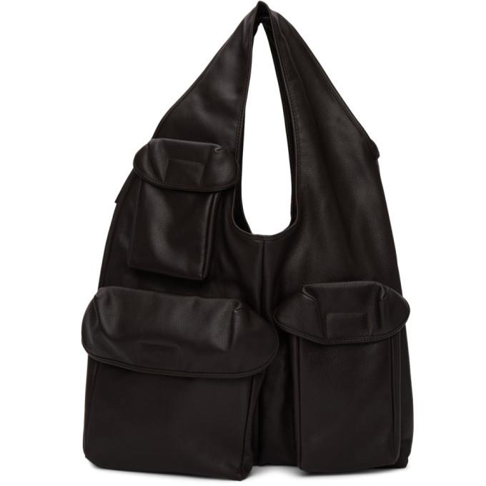Lemaire Brown Reporter Bag – BlackSkinny