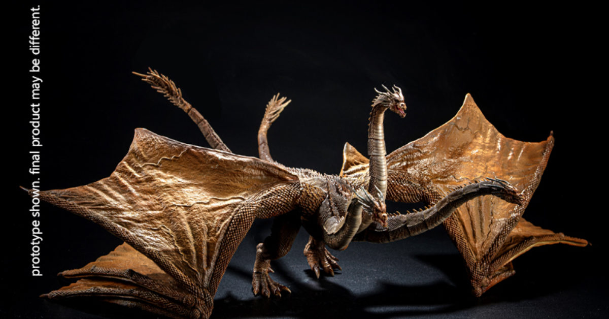 Godzilla: King of the Monsters Ghidora Joins Hiya Toys Exquisite Line
