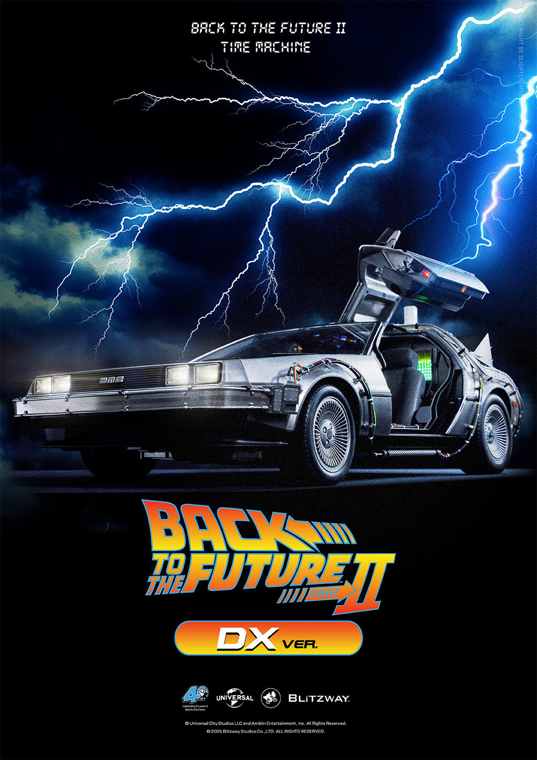 Blitzway Back to the Future 2 Time Machine DX Ver. – 1/6 Delorean