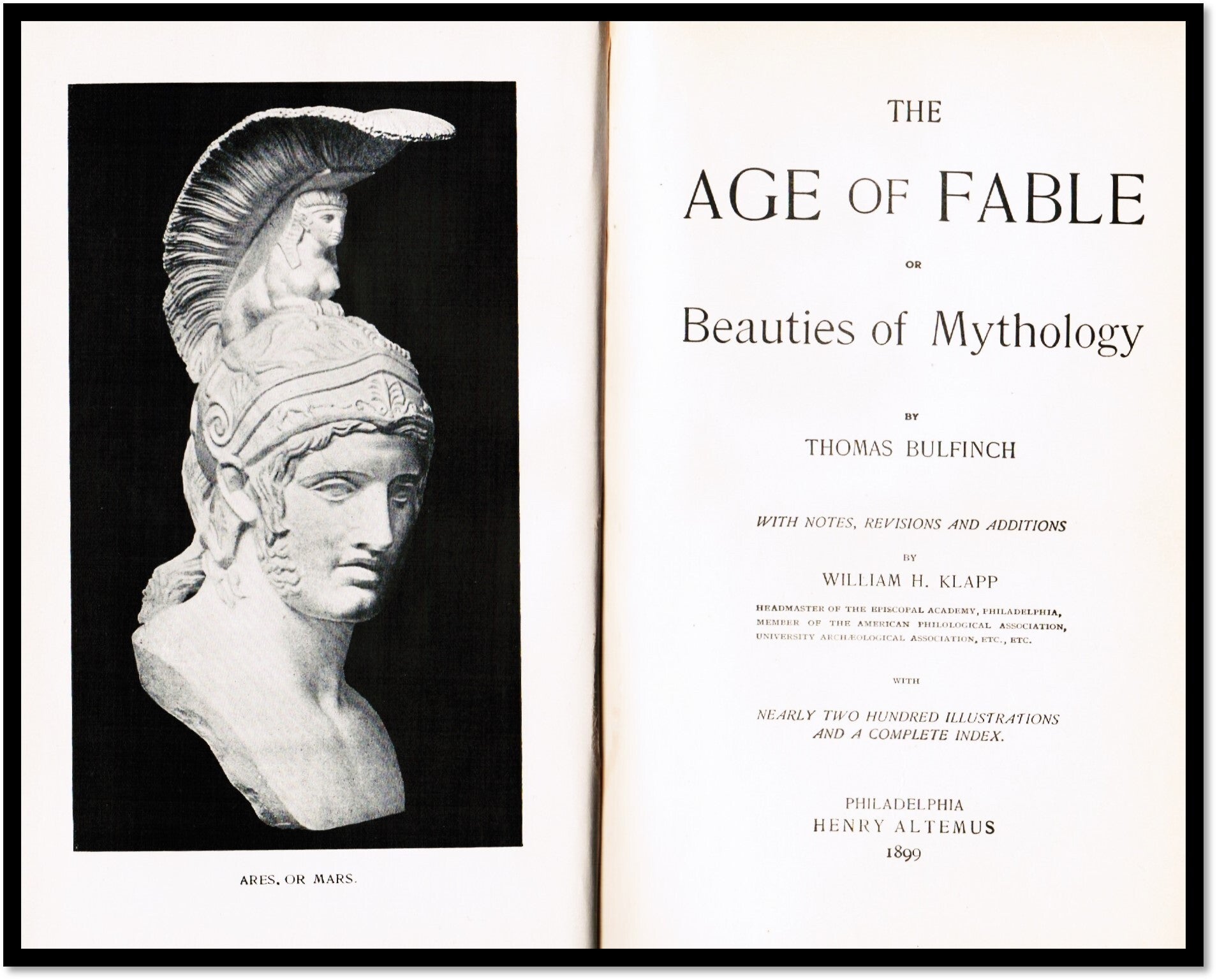 The Age of Fable or Beauties of Mythology | Revisions and with