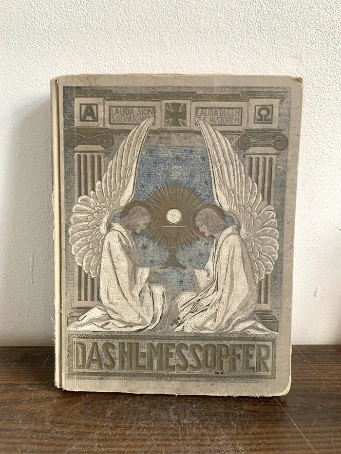 1921年 洋書 ドイツ語 天使 本 古書 ブック アンティーク | Blue