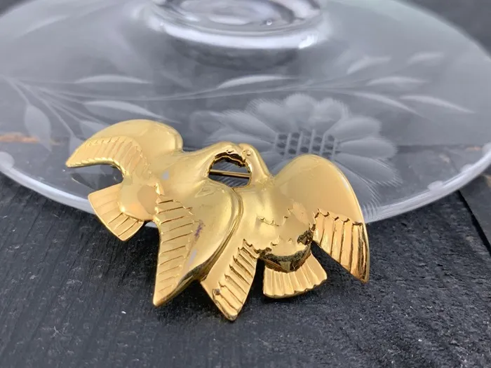 希少！NINA RICCI タグ付ヴィンテージブローチ9353 希少！NINA RICCI