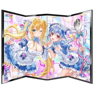 数量限定】Z/X -Zillions of enemy X- 屏風「あづみ&リゲル」[2025.W