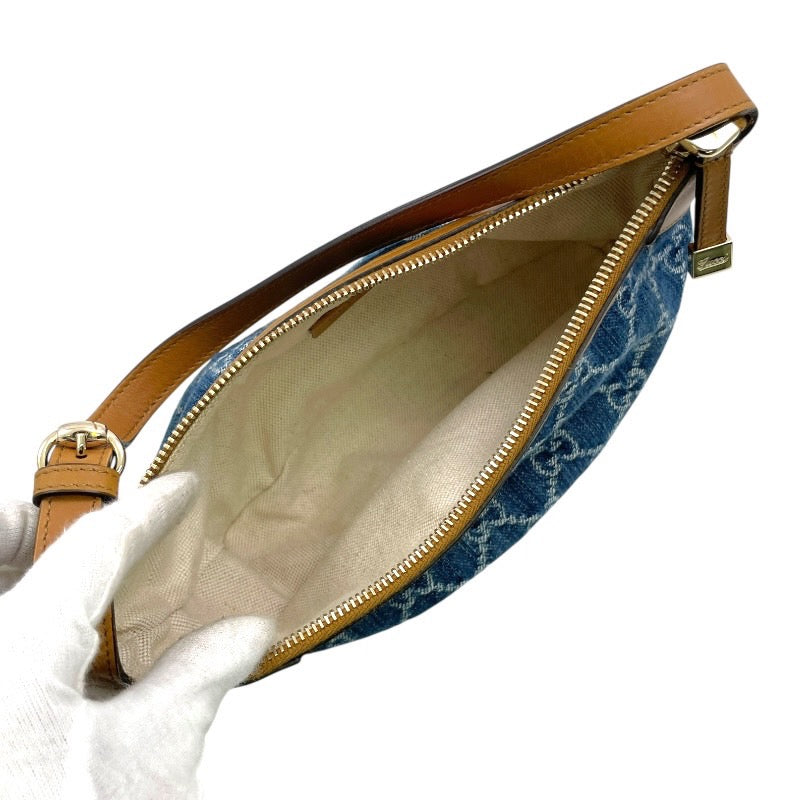 GUCCI】グッチ GGデニム ワンショルダー 224093 ショルダーバッグ