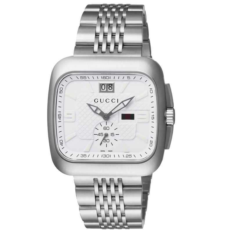 Brandol / GUCCI グッチ メンズ腕時計 グッチクーペ 42mm ホワイト