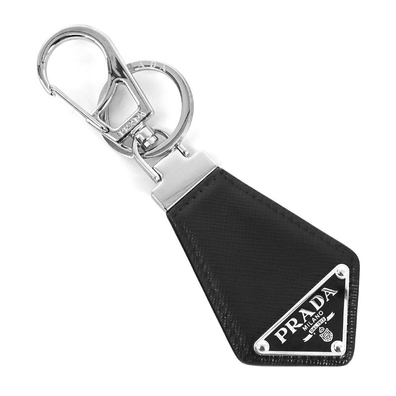 Brandol / PRADA プラダ キーリング サフィアーノ レザー キーホルダー