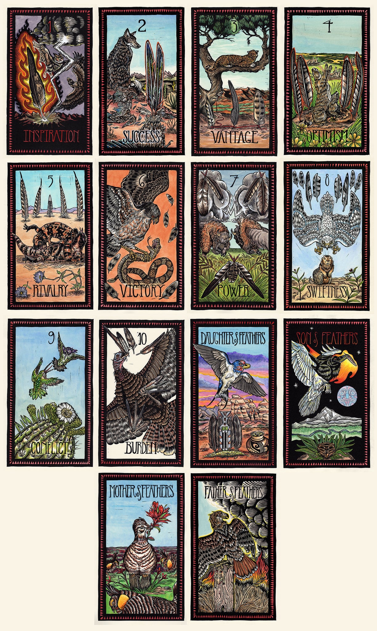 Full Color Brady Tarot Giclée Prints