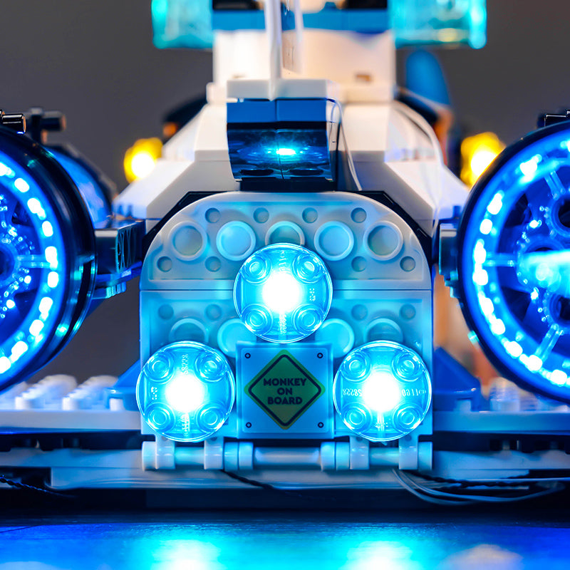 BrickBling Light Kit for LEGO DREAMZzz Mr. Oz's Spacebus 71460 Remote