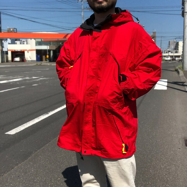 Marlboro/マルボロ/マウンテンパーカー/ナイロンジャケット/赤系【L