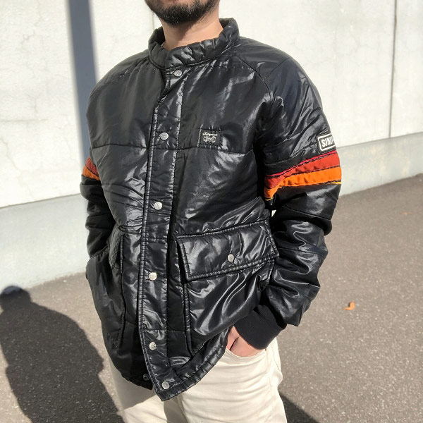 70's/80's/SIMPSON/シンプソン/中綿/レーシングジャケット/黒【XL