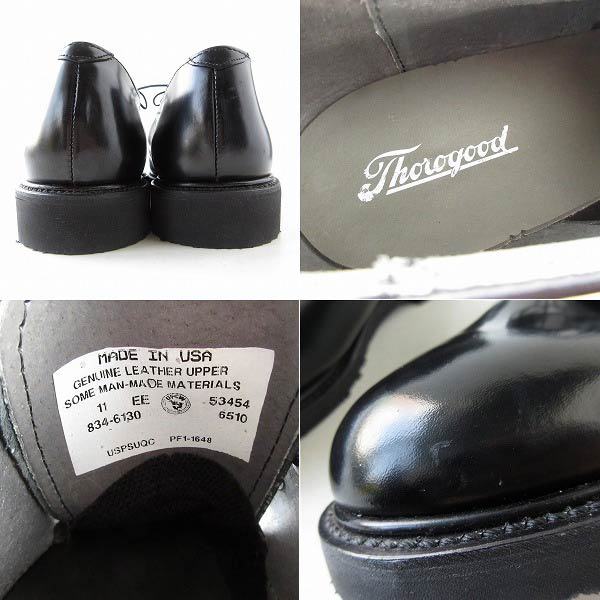 新品/USA製/ソログッド/USPS/プレーントゥ/ポストマンシューズ/黒