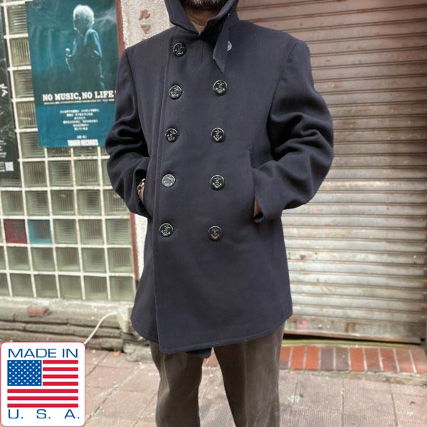 米軍 US NAVY Pコート | ビンテージ 40s USA製 - 札幌 ビンテージ 古着