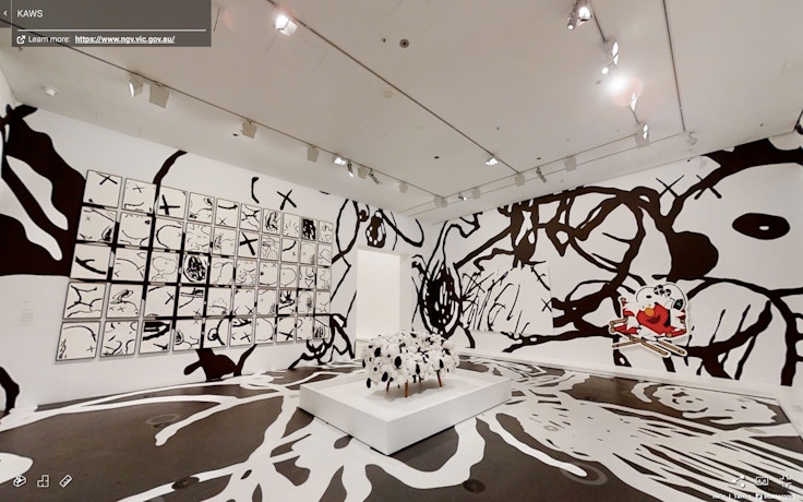 KAWSの個展や7万5000点のコレクションを自宅で楽しむ。ビクトリア国立