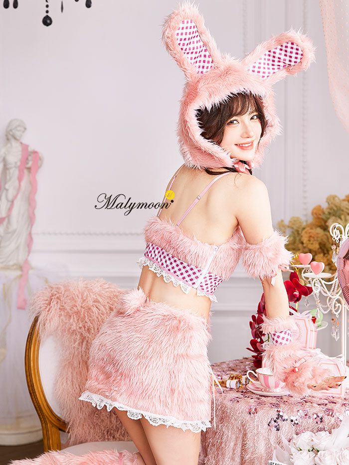 9点セット】Malymoon マリームーン テディバニーギンガムファー