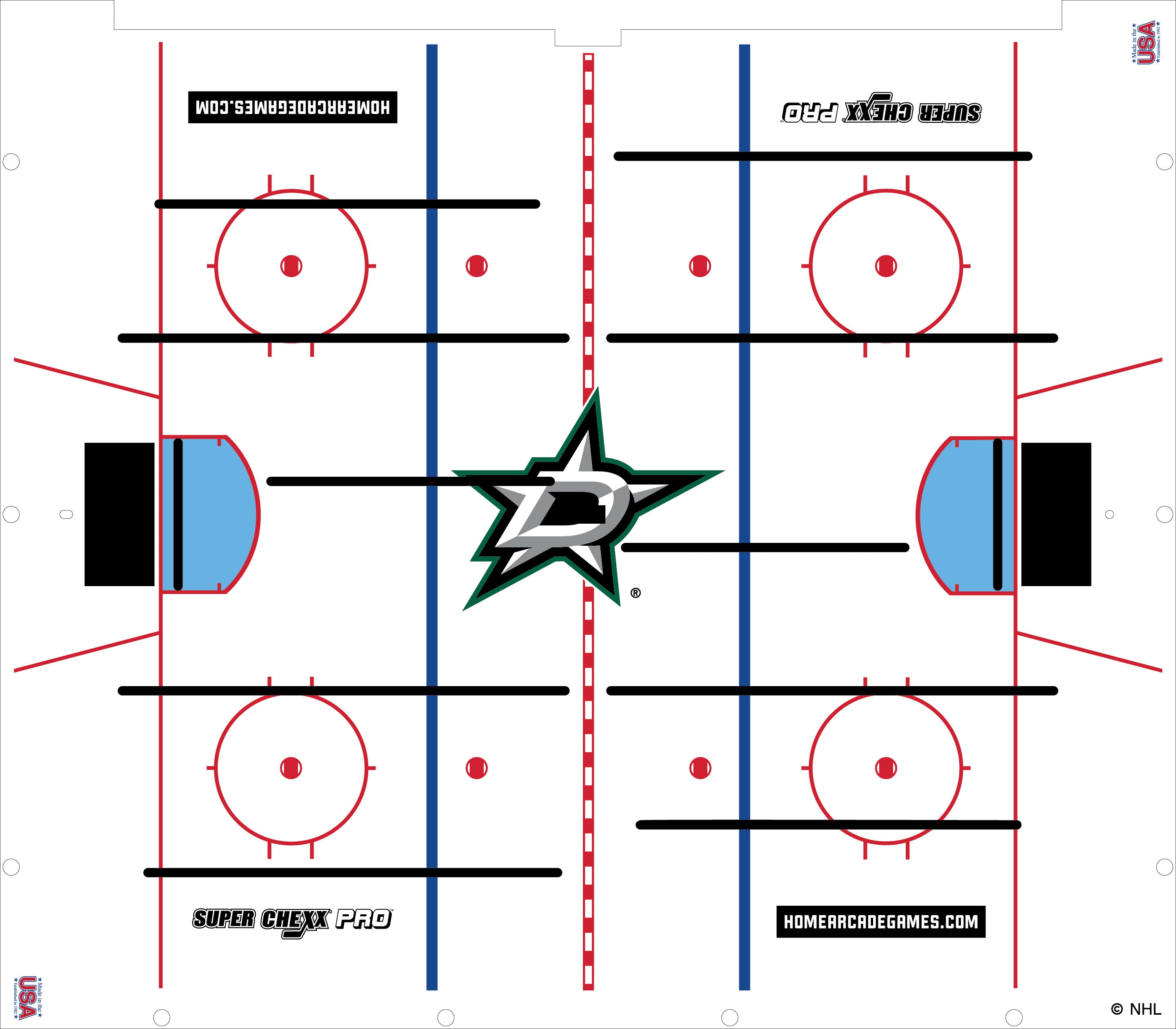 Dallas Stars NHL Super Chexx Pro Bubble Hockey – Super Chexx Store