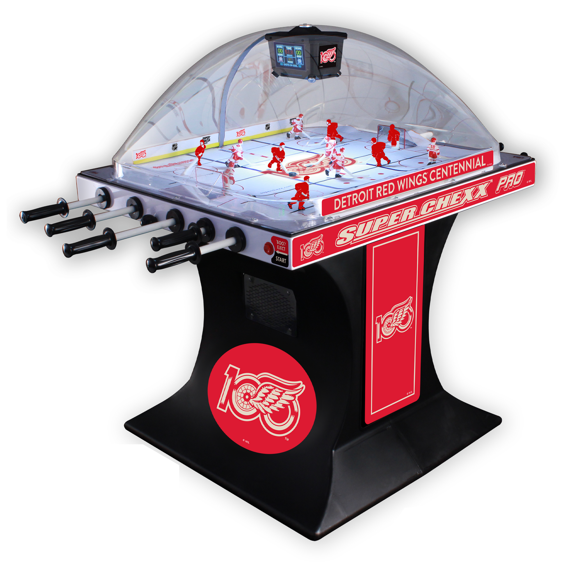 100-year anniversary NHL Detroit Red Wings Super Chexx Pro Bubble