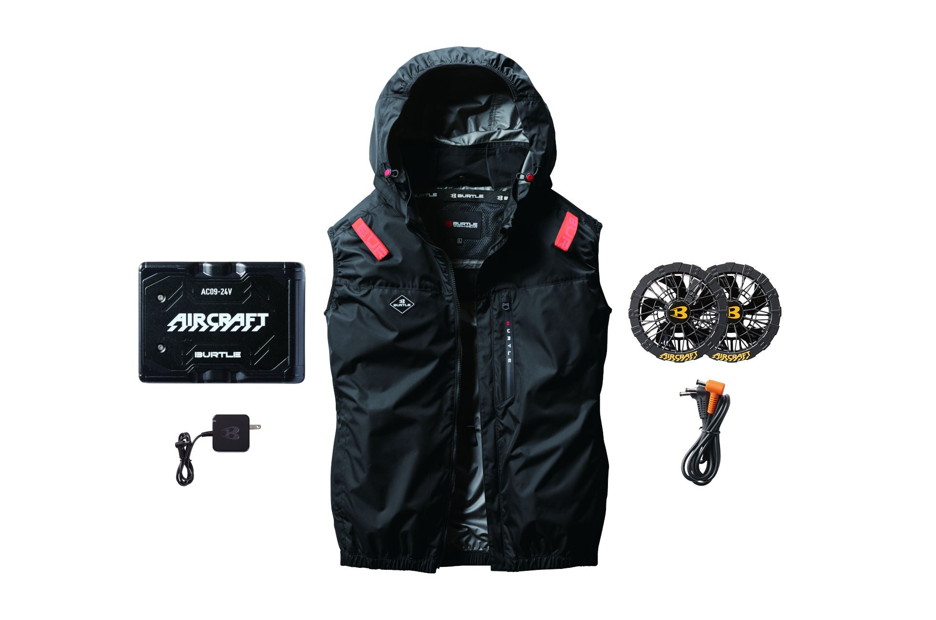 Complete Fan-Cooled Vest Kits - BURTLE Workwear