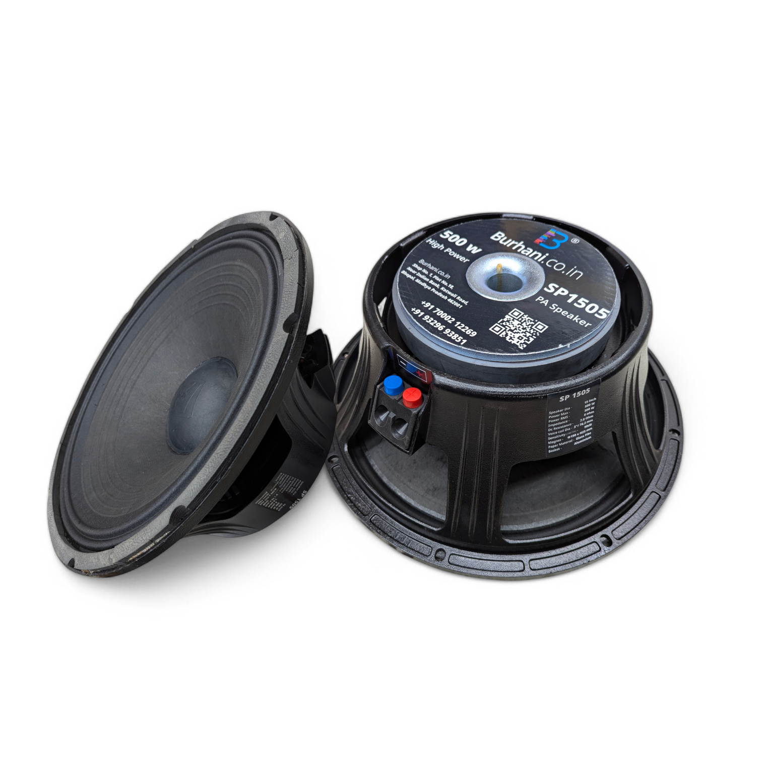 15 inch Mid Range Speaker | Burhani.co.in | 500w Max | 400w RMS